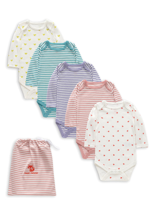 Little Joys Bodysuit 5-Pack (Baby Girl)