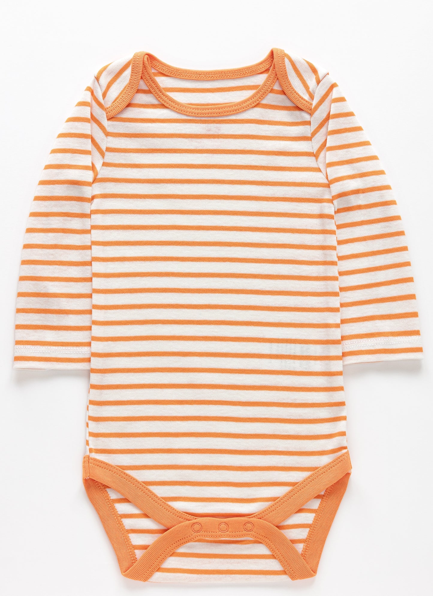 Colorful Striped Organic Cotton Bodysuits – 5 Pack