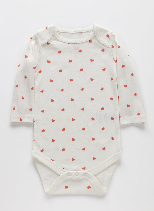 Heart Bodysuit (Baby Girl)