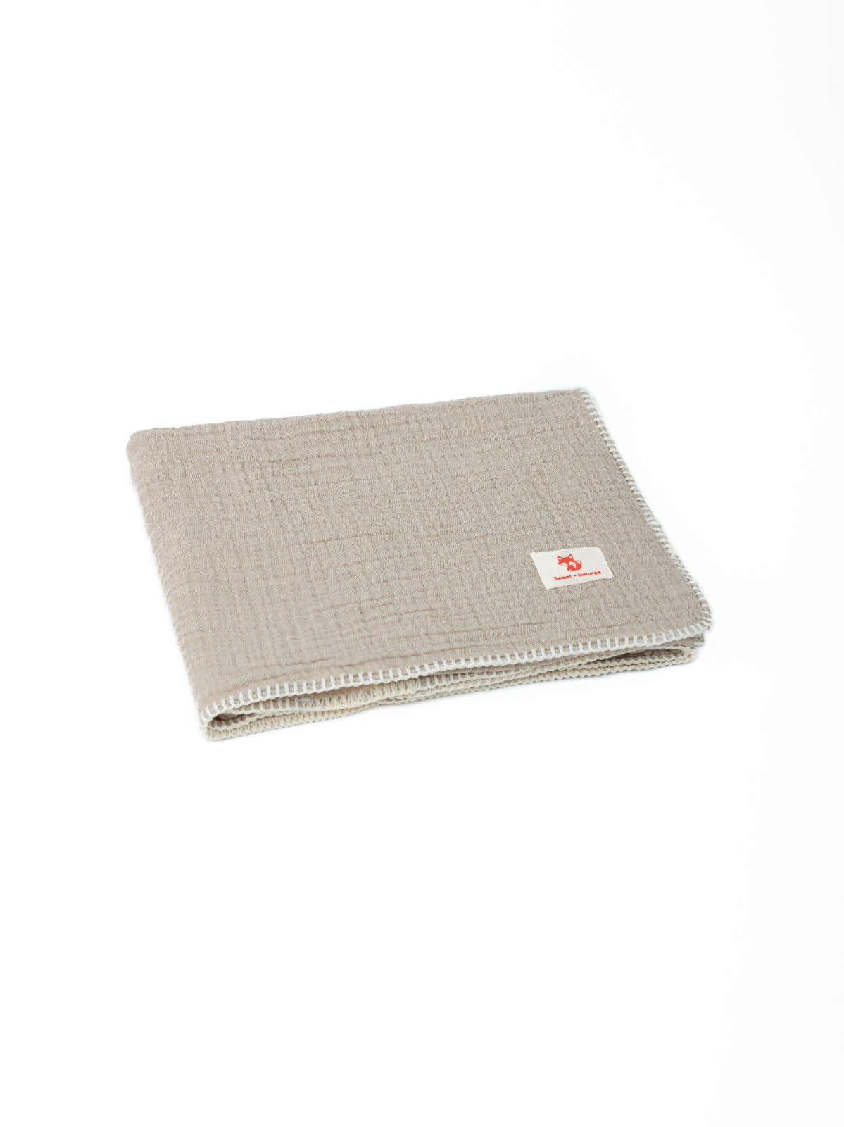 Cozy Stripe Blanket (Beige)